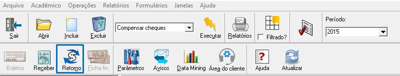 As operações receber/pagar e receber com cartão também estão disponíveis no contexto contas a receber clicando com o botão direito sobre o título selecionado. 9.5.