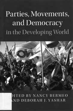 RECENSÃO Democracia fora da Europa António Dias NANCY BERMEO E DEBORAH J. YASHAR (EDS.