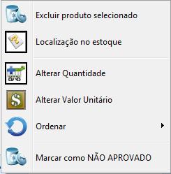 Aba: PRODUTOS Acessa janela PESQUISA DE PRODUTOS, na qual pode ser pesquisado o produto para ser incluído no orçamento ativo. Observe que, no campo, existe o texto QTDE * CODIGO.