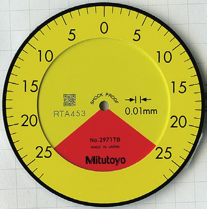 specificações eitura orça de (/volta) No Curso Todo Retorno 1/10 Volta 1 Volta 2929S-60 2929S-60 0,01mm 0,8mm (1mm) 8μm 3μm μm 3μm 40-0-40 2,0N ou