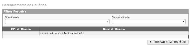 Página 55 de 97 Clique aqui para alterar os acessos do usuário ou excluí-lo do sistema Clique no CPF do usuário para alterar os acessos ou excluir usuários.