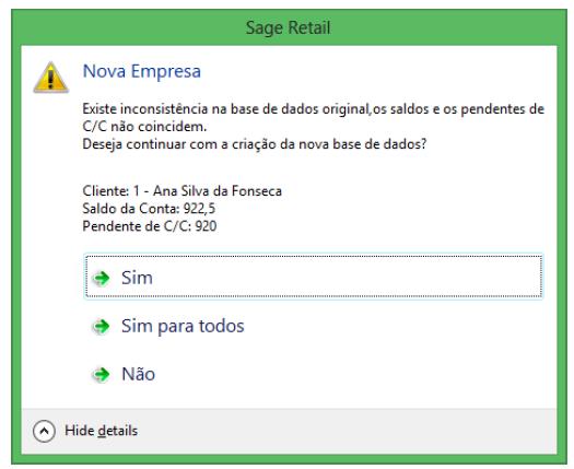 No entanto, alguns tipos de movimentos, nomeadamente a devolução de uma letra enviada à cobrança usando o pendente original ou a devolução de um cheque já depositado, não será possível, uma vez que