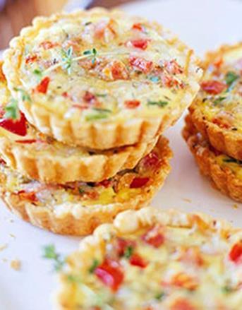 Mini quiches R$ 1,50