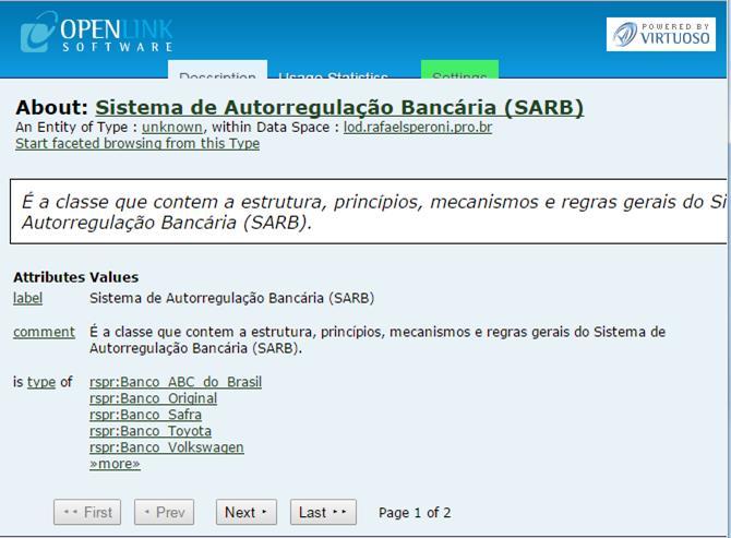 86 Figura 27 - Tela inicial do SARB em OpenLink.