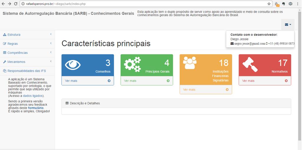 90 competência do curso de Autorregulação Bancária - Conhecimentos Gerais. A Figura 31 apresenta a tela inicial desta versão.