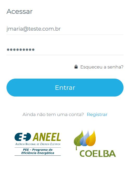 Primeiro Acesso ao Portal Assim que possuir um registro no sistema, você poderá acessar o Portal,