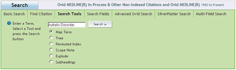 Search Tools (por vezes não disponível) Use Search Tools para pesquisar a base de dados usando ferramentas de pesquisa que lhe são específicas.