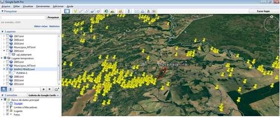 19 Parque do Bacaba, ano de 2012 sem nenhum foco de incêndio. 2013 Figura 22. Focos de incendio no parque Mario Viana Bacaba em 2012.