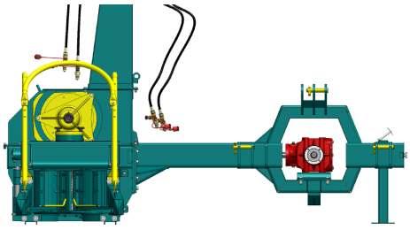 De 10 a 30 cm 7 - Altura de corte Para ajustar a altura de corte, utilize o sistema hidráulico do trator.