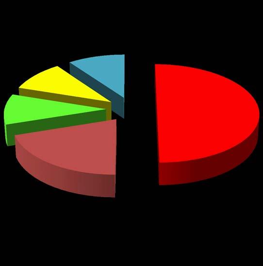 Eventos de 2010 ATA 53 - Fuselagem 53.00 FUSELAGE FUSELAGE 10% 10% 10% 50% 53.02 FUSELAGE ROTORCRAFT TAIL BOOM 53.10 FUSELAGE FUSELAGE MAIN STRUCTURE 53.