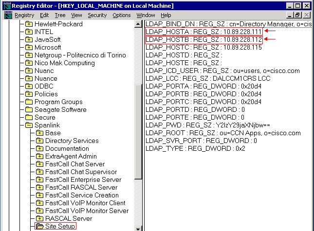 Failover estabelecido LDAP para servidores ldap múltiplos em IPCC 4.x expresso A autenticação de usuário exige o acesso a uma base de dados de usuário no servidor ldap.