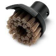 Em comparação com bicos standard com escova redonda regular, a escova turbo a vapor remove a sujidade sem qualquer esforço e em metade do tempo.