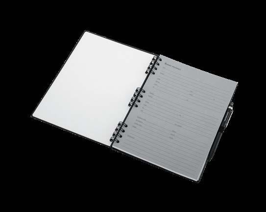 Cadernos executivos MODELO BÁSICO Todos os cadernos têm os seguintes itens: 1 FOLHA DE INÍCIO