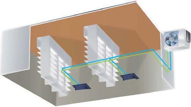 Sistema Twin Chão/Teto (2x1) SISTEMA 2x1, permite ligar 2 UNIDADES INTERIORES da mesma capacidade a UMA ÚNICA UNIDADE EXTERIOR Modelo MUSTR-18X2-H8 MUSTR-24X2-H8 MUSTR-24X2-H8T MUSTR-30X2-H8T Código