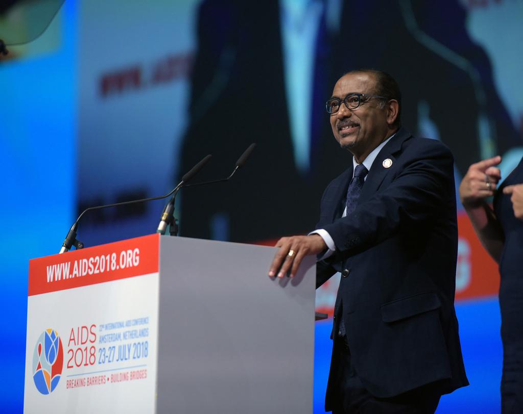 UNAIDS 2018 DISCURSO NOSSO CHAMADO DE ALERTA MICHEL SIDIBÉ DIRETOR EXECUTIVO DO UNAIDS