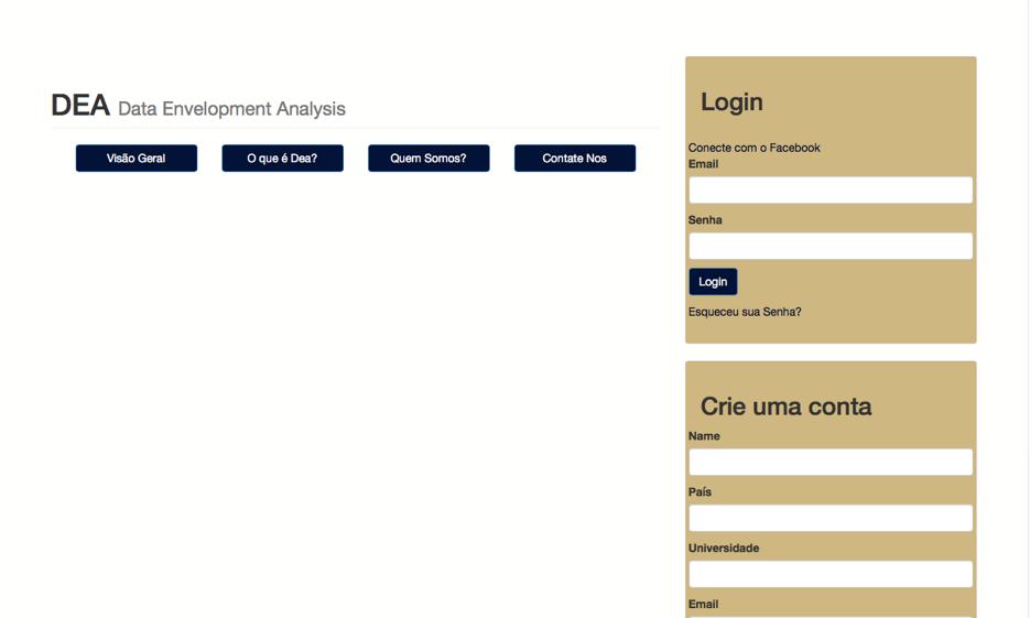 Como parte principal do projeto, foi desenvolvido a tela de Login, onde o usuário poderá se cadastrar no website e então utilizar todas as ferramentas disponíveis.