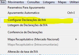 3.3 Importar configuração de IVA