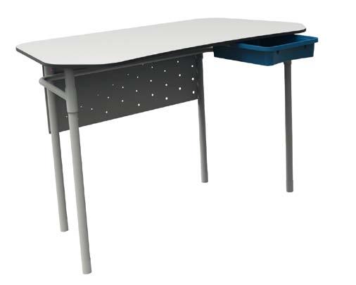 ST MESA DE PROFESSOR DESK A DESK foi concebida para o ambiente das salas de aula modernas, nas quais se valoriza a interação com e entre alunos e o trabalho colaborativo.