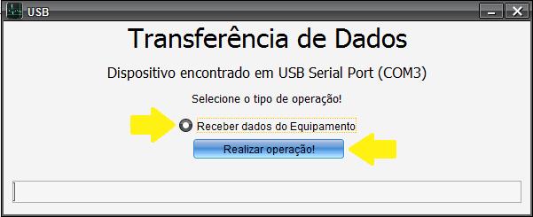 4 Marque a opção Receber dados do