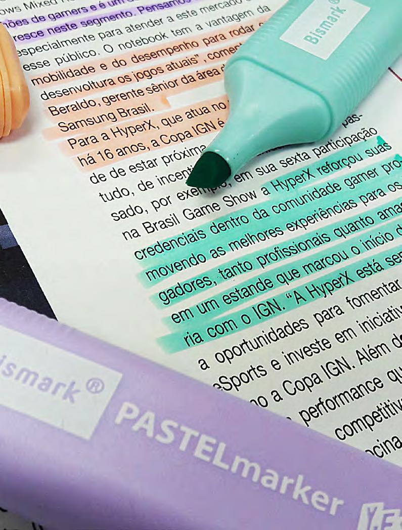 PASTELMARKER Caixa com 8 marcadores 4 Cores pastel 1 Cor Neon