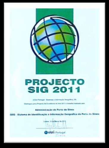 área dos SIG, com tecnologia da ESRI. SAG Award 2012 ESRI Inc.