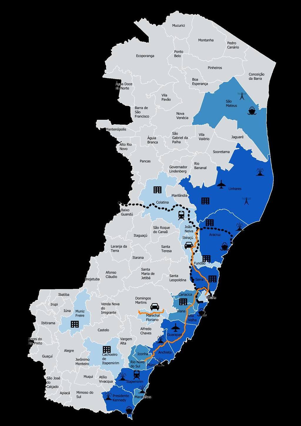 Intenções de Investimentos nos municípios Regionais