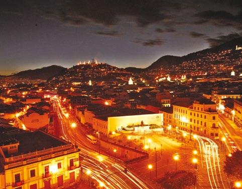 36 QUITO CITY EXPLORER Quito de Noite e Gastronômico (3 horas) Opera a partir de quarta a sábado Tempo de aprox.