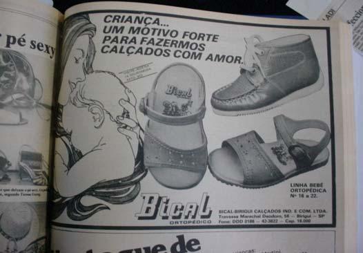 37 Figura 1.8 Fotos dos calçados produzidos pela Bical em 1979. Fonte: J E (1979). 1.5.