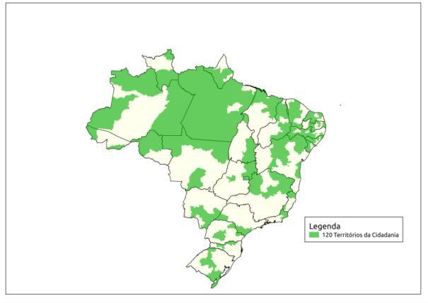 A POLÍTICA TERRITORIAL BRASILEIRA Território rural: aquele onde os critérios
