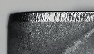 C233 Tipos de desgaste Desgaste de flanco azões Velocidade de corte muito alta Classe de metal duro com resistência ao desgaste insuficiente Avanços incorretos Abrasão no flano, desgaste normal