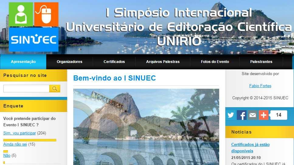 NBR 6023:2002 - Informação e documentação - Referências - Elaboração Anais de Eventos TÍTULO DO EVENTO, NÚMERO DO EVENTO., Local, Ano. Anais... Local de Publicação: editora, Ano de publicação.