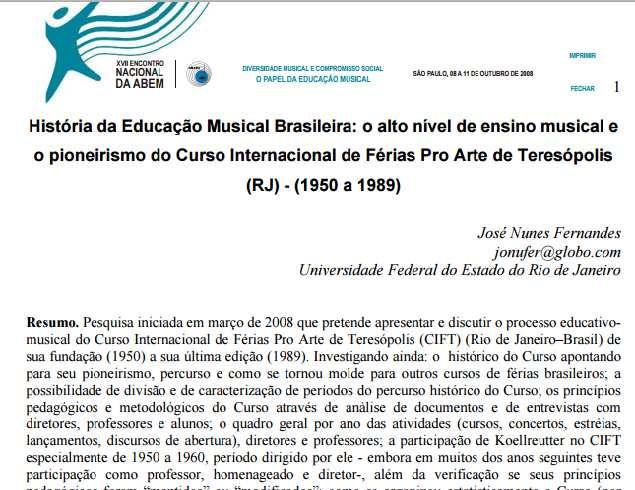 NBR 6023:2002 - Informação e documentação - Referências - Elaboração Trabalho publicado em Anais de eventos SOBRENOME DO AUTOR, Nome do autor. Título do trabalho.