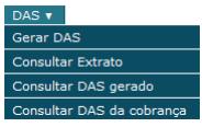 Arrecadação do Simples Nacional DAS.