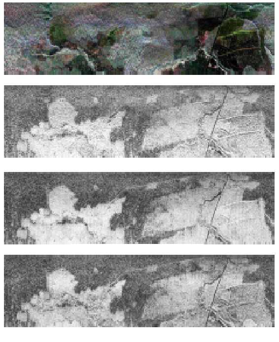 4 Resultados Nos experimentos realizados para a avaliação dos métodos de otimização da coerência, foram utilizadas imagens obtidas com sensor AeS, na banda P, sobre a Floresta Nacional de Tapajós.