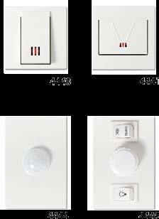 interruptores simples e 1 paralelo 4429 1 interruptor simples + 1 paralelo distanciado 4430 2 interruptores paralelos distanciados 4416 1 interruptor bipolar