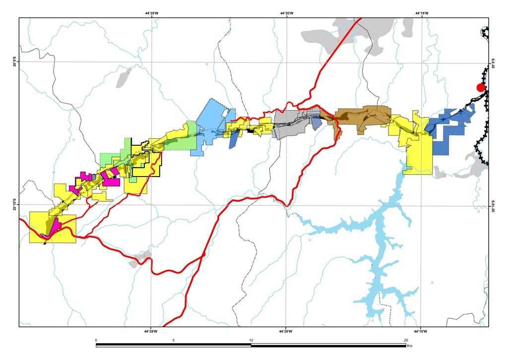 Mineração Usiminas Serra Azul Igarapé São Joaquim De Bicas Minerita Ativo adquirido MUSA Central MUSA Leste MMX