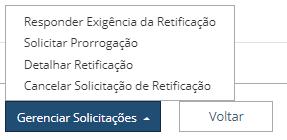 h) Se houver exigência a ser cumprida, o exportador poderá visualizar o texto e, para cumprir, deverá