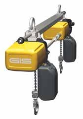 suspensa GISKB Opcional conjunto handy para equipar o diferencial elétrico de corrente standard GIS Opcional com inversor de frequência Opcional com dispositivos de suspensão de carga específicos do