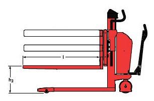 - Elevação elétrica e propulsão manual - com ou sem chassis (straddle) adequado à adaptação de soluções específicas, com o