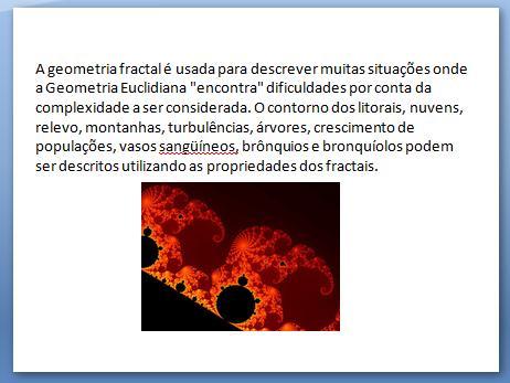 projeções realizadas na Escala Richter, na