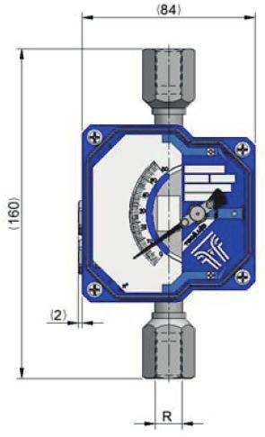 DESENHO TÉCNICO M21 com rosca interna (BSP / NPT)