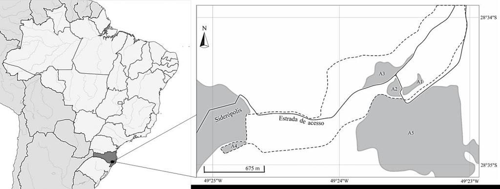 211 originais na região Sul do Estado de Santa Catarina.