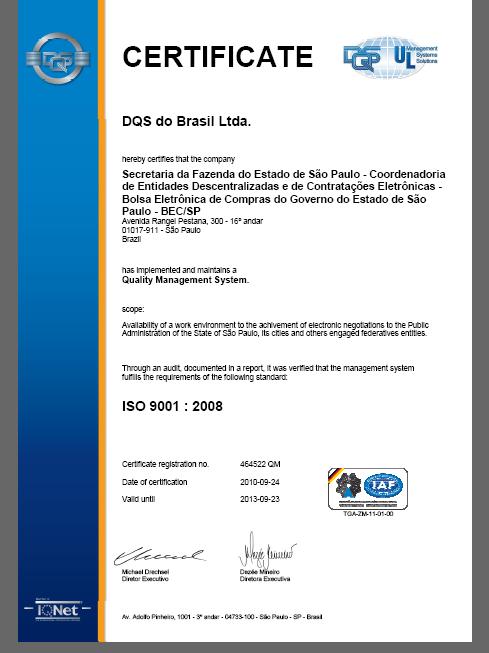 CERTIFICADOS ISO