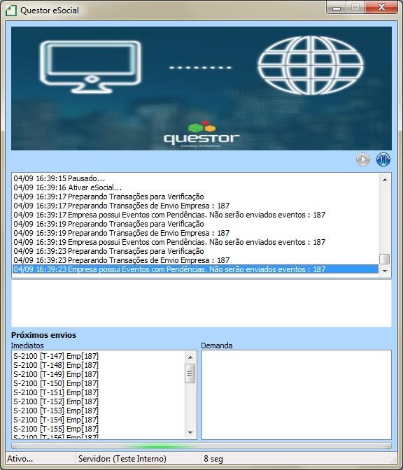 A empresa ou escritório deve ter um sistema para comunicação via WebService; Certificado A1 ou A3 (procuração eletrônica); Certificado do Escritório; Os eventos são enviados