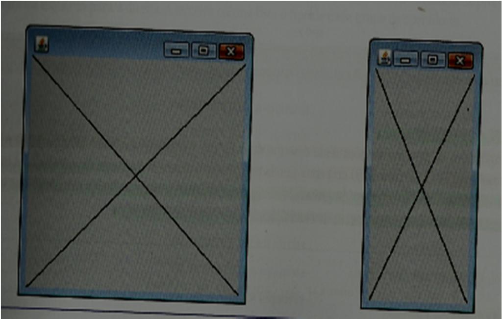 Saída do aplicativo DrawPanelTest Figura