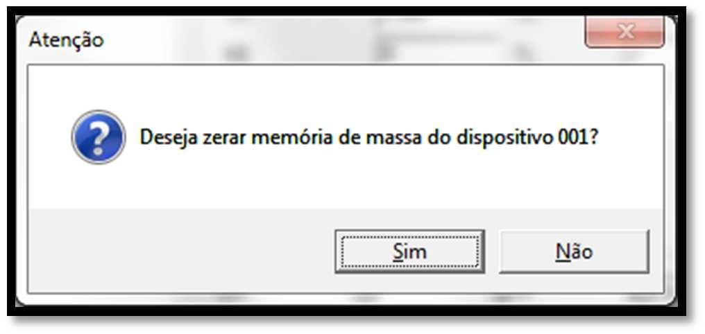 . Em caso de dúvidas, consulte suporte. Apagar; Esta função apaga o conteúdo registrado na memória de massa dos medidores.