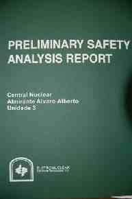 Licenciamento de Segurança Nuclear: Comissão Nacional de Energia Nuclear RPAS Relatório Preliminar de Análise de Segurança