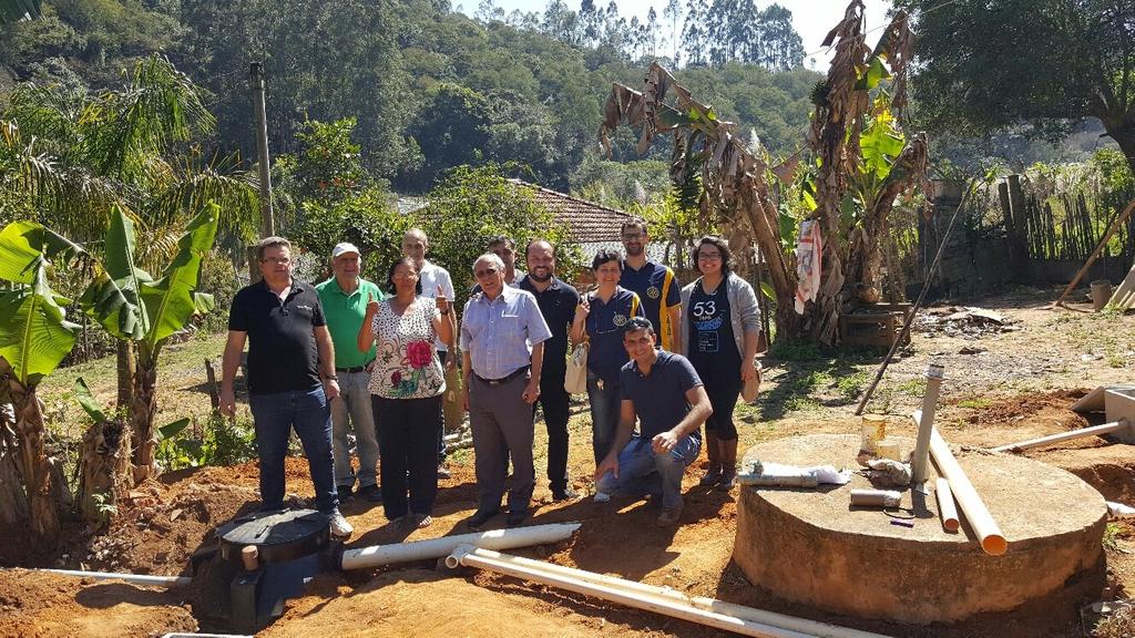 No último dia 27/08 complementando o projeto piloto de Saneamento e Recursos Hídricos, duas áreas de enfoque