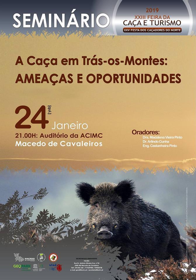 3 na Feira da Caça e comercialização da carne de caça em Portugal. A sessão foi moderada pelo Presidente da FACIRC, Artur Cordeiro Rodrigues.