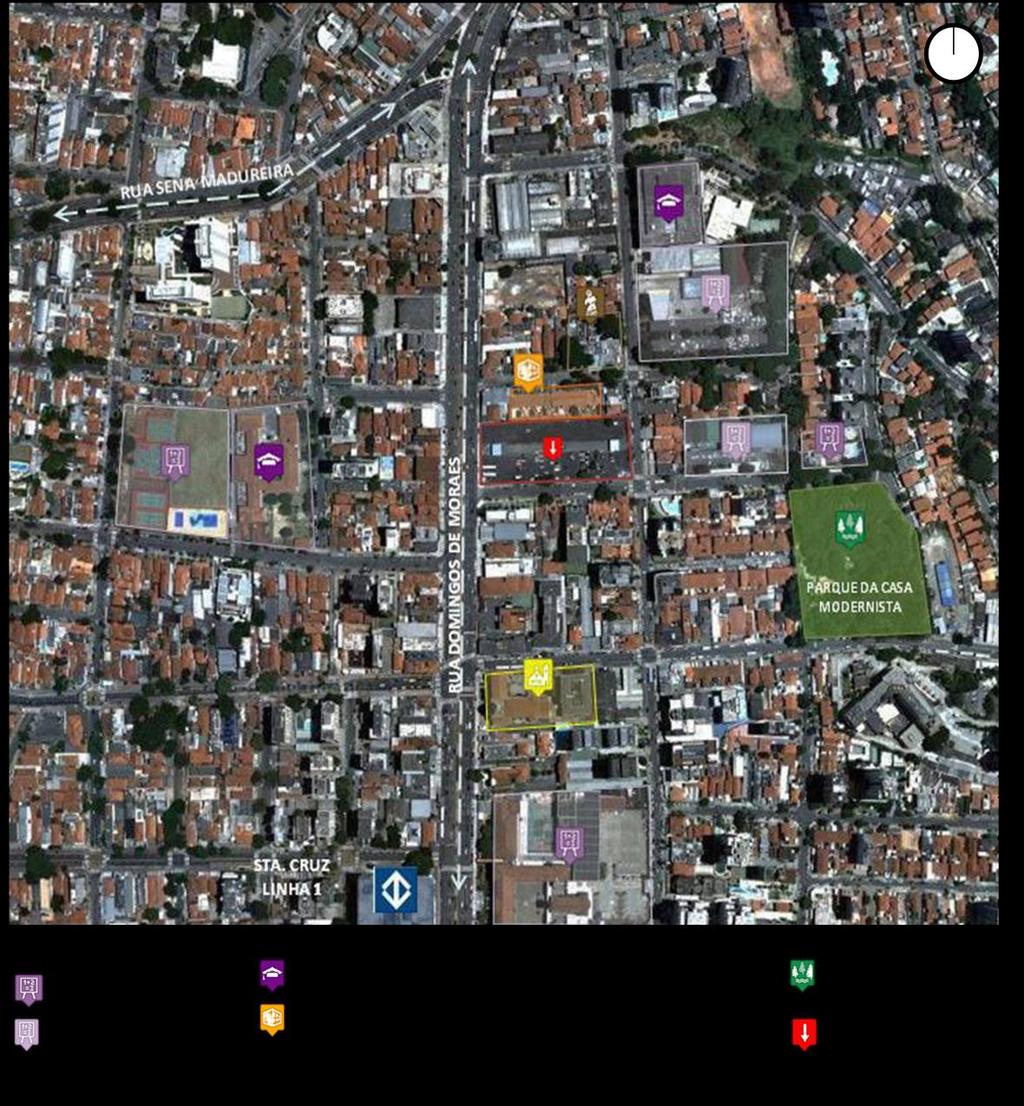 Refletindo sobre essa característica da Rua Domingos de Moraes, Percebi o potencial da criação de uma praça Pública e comunitária, onde o projeto arquitetônico funciona como promotor do espaço de